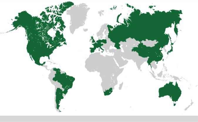 CMP 是个全球性的公司。我们在世界20个国家有客户。